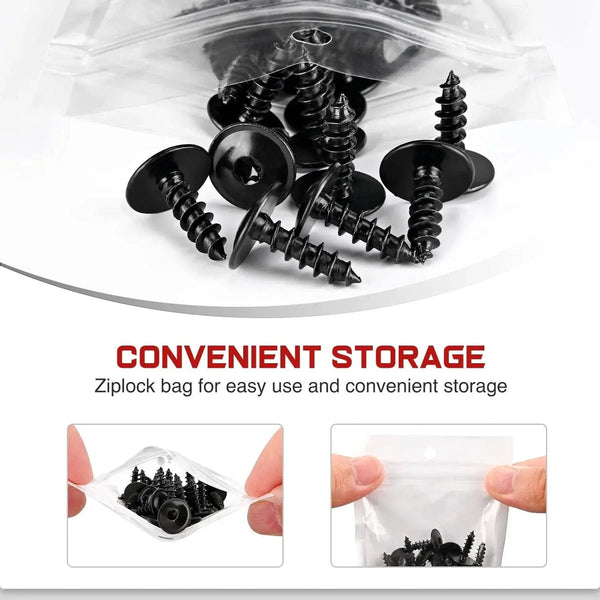 25 Pcs Head 13.8mm Hole 4.8mm Screw Bolt Fender Liner Under Cover Screw Replacement for Audi A3 A4 A5 A6 Volkswagen Porsche Cayenne Macan Taycan N90974701