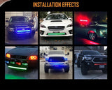 22  INCHES  V-SERIES RGB COLOR CHANGING OFF ROAD LED LIGHT BAR