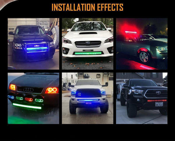 22  INCHES  V-SERIES RGB COLOR CHANGING OFF ROAD LED LIGHT BAR