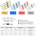 50pcs Solder Seal Wire Connector Kit