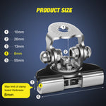 Hood Clamp Holder Mount Bracket Type B (Pair)