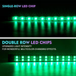Xprite Rivalry Series Dual Row RGB LED Underbody Glow Kit with Remote Control and Bluetooth