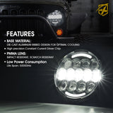 07-18 Jeep Wrangler JK LED Headlights
