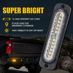 Flush Mount Side Marker Emergency Strobe Light - Set of 4 | Alert 12 Series