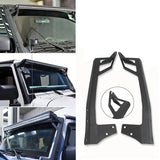 AUXBEAM  50" STRAIGHT LIGHT BAR WINDSHIELD MOUNTING BRACKETS FOR 2007-2017 JEEP WRANGLER JK