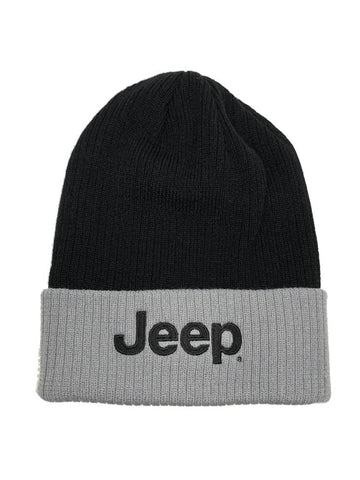 Hat - Jeep Flip Knit - Grey/Black