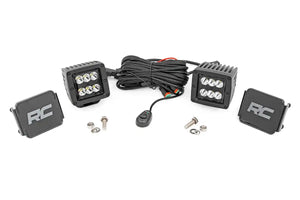 Black Series LED Light Pair 2-inch Square