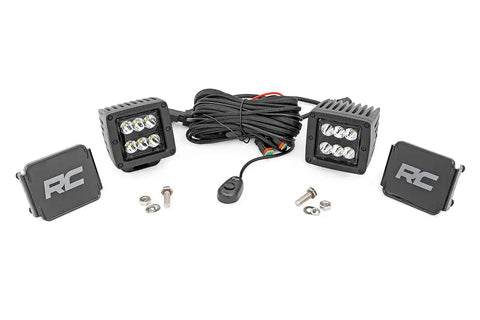 Black Series LED Light Pair 2-inch Square