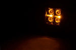 2 Inch Black Series LED Light Pods Spot | Square | Amber DRL