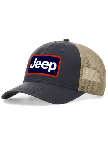 Hat - Jeep Richardson Chino Twill Patch - Navy/Khaki
