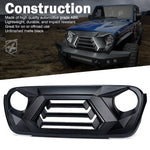 Angry Grille with Turn Signal Lights for Jeep JL/JT | Vader Series