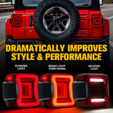 Jeep Wrangler JL Tail Lights | Infinity Series