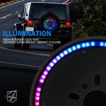 Jeep Wrangler JK RGB LED Spare Tire Brake Light