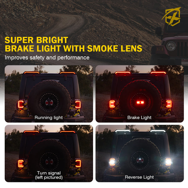Jeep Wrangler JKU High Mount Series Brake Light