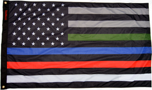 3×5′ USA Subdued Honor The 4 Flag