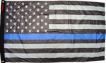 3×5′ Forever wave USA Subdued Thin Blue Line Flag