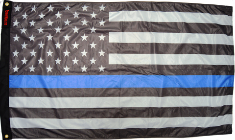 3×5′ Forever wave USA Subdued Thin Blue Line Flag