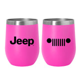 Jeep Insulated Wine Tumbler