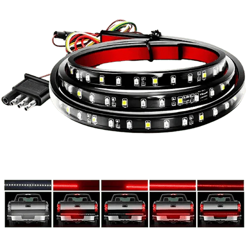48/49 Inch 90Leds Red White LED Tailgate Light Strip