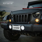 4" LED Fog Light Halo Ring for Jeep Wrangler | Adventure Series