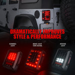 LED Tail Lights for Jeep Wrangler JK | Bold Series