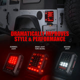 LED Tail Lights for Jeep Wrangler JK | Bold Series