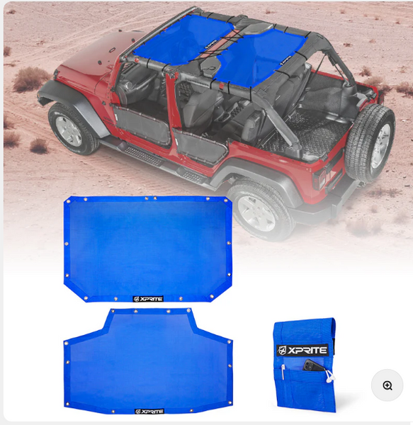 Jeep Wrangler SunShade Top for JK 4D