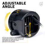 4 Inch RGB LED Halo Fog Lights | Escapade Series  FL-DRL-G2-RGB
