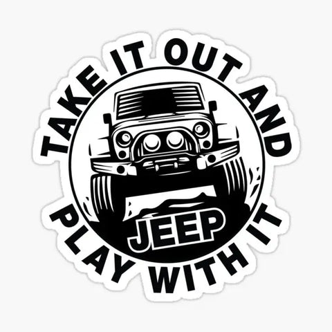 Play with It Jeep sticker