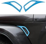 Voodonala Wheel Eyebrow Side Air Conditioning Vent Decoration Cover Trim for Jeep Wrangler JL JLU Gladiator JT 2018-2022