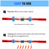 50pcs Solder Seal Wire Connector Kit