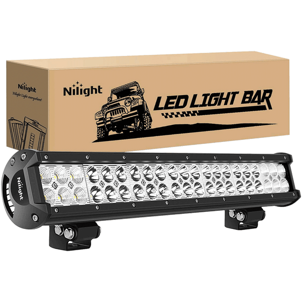 20" 126W Double Row Spot/Flood Led Light Bar