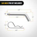 Hitch Ball Mount with 2" Ball (2" Shank, 7500 lbs, 4" Drop)