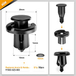 150 Pcs Car Push Retainer Clips Kits Door Clip Panel Audio Video Dashboard Dismantle