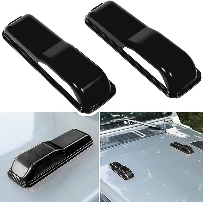 Engine Hood Hinge Cover Trim Exterior Accessories Decoration for 2018-2022 Jeep Wrangler JL JLU Sports Sahara Freedom Rubicon Unlimited Gladiator JT 2-Door & 4-Door
