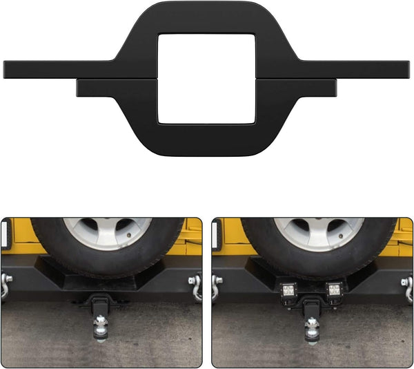 Tow Hitch Bracket 2" Universal Mounting Kit Reverse Road LED Work Light for Truck SUV Trailer RV