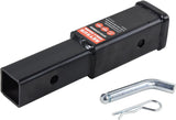REYSUN Receiver Tube 864333 Trailer Hitch Extender 7 inch Extension, Fits 2 inch Hitch Receiver, 3,500lbs G.T.W, Hitch Pin and Clip Included