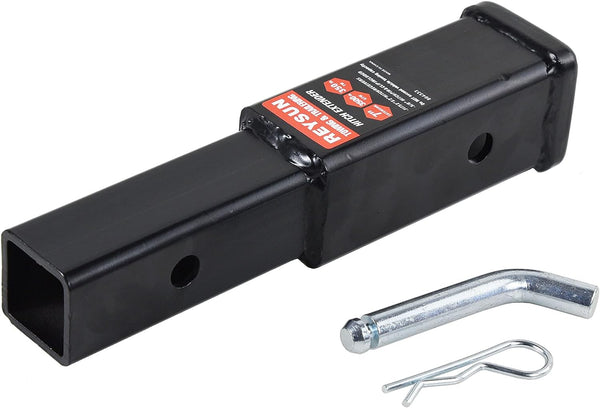 REYSUN Receiver Tube 864333 Trailer Hitch Extender 7 inch Extension, Fits 2 inch Hitch Receiver, 3,500lbs G.T.W, Hitch Pin and Clip Included