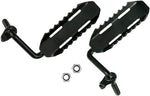 Xprite Steel Front Foot Pegs Rest Pedal for 2007-2018 Jeep Wrangler JK 2DR JKU 4DR - 1 Pair