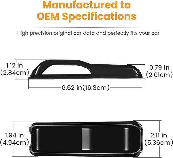Engine Hood Hinge Cover Trim Exterior Accessories Decoration for 2018-2022 Jeep Wrangler JL JLU Sports Sahara Freedom Rubicon Unlimited Gladiator JT 2-Door & 4-Door