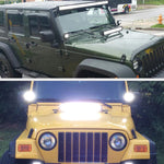 20” Light Bar Hood Mount Bracket For Jeep Wrangler JK 2007-2018 (Pair)
