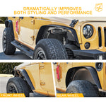 Steel Fender Flares for 07-18 Jeep Wrangler JK | Grind Series