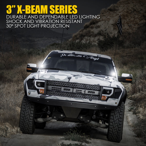 3" LED Light Pods | X-Beam Series