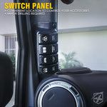 Xprite 4 Rocker Switch Pod Control System for 2007-2018 Jeep Wrangler JK JKU