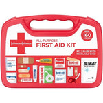 Johnson & Johnson All Purpose Compact 160-Piece First Aid Kit 160 x Piece(s) - 1 - White