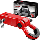 Shackle Hitch Receiver Kit Red
