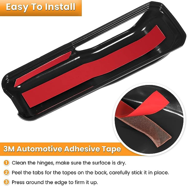 Engine Hood Hinge Cover Trim Exterior Accessories Decoration for 2018-2022 Jeep Wrangler JL JLU Sports Sahara Freedom Rubicon Unlimited Gladiator JT 2-Door & 4-Door