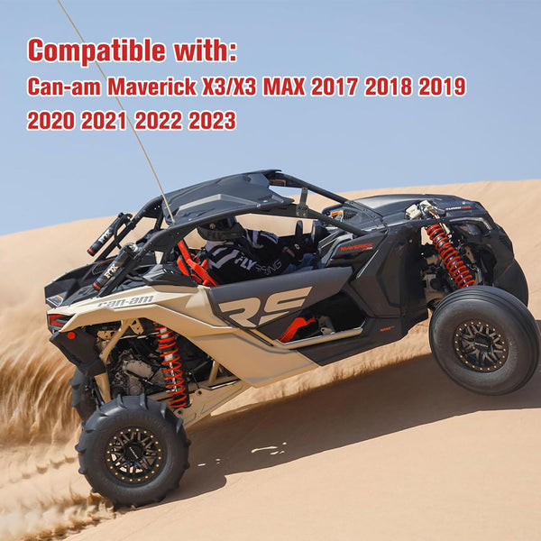 50 inch Light Bar Brackets for Can-am X3, Adjustable Light Bar Brackets Mount Kit Fit for 50" Curved/Straight LED Light Bar Compatible with Can-Am Maverick X3 2017-2023 All Models Accessories