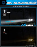 E30 9005/HB3 70W 14000LM 6500K IP67 LED Headlight Bulbs (Pairs)