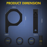 Horizontal Bar Clamp Mount Bracket Kits 2.135”/2.25”/2.375”/2.5” (Pair)